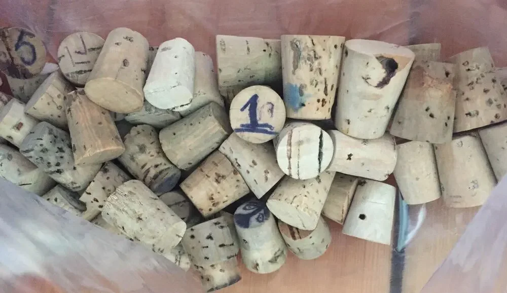 Lot of 58 Approx Size 10 Craft Corks Cork Stoppers Various Close Sizes